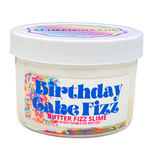 Load image into Gallery viewer, BIRTHDAY CAKE FIZZ - Butter Fizz Slime
