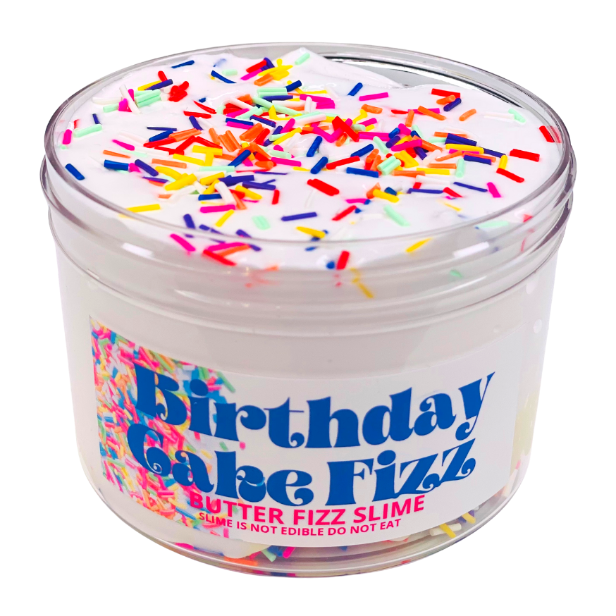 BIRTHDAY CAKE FIZZ - Butter Fizz Slime
