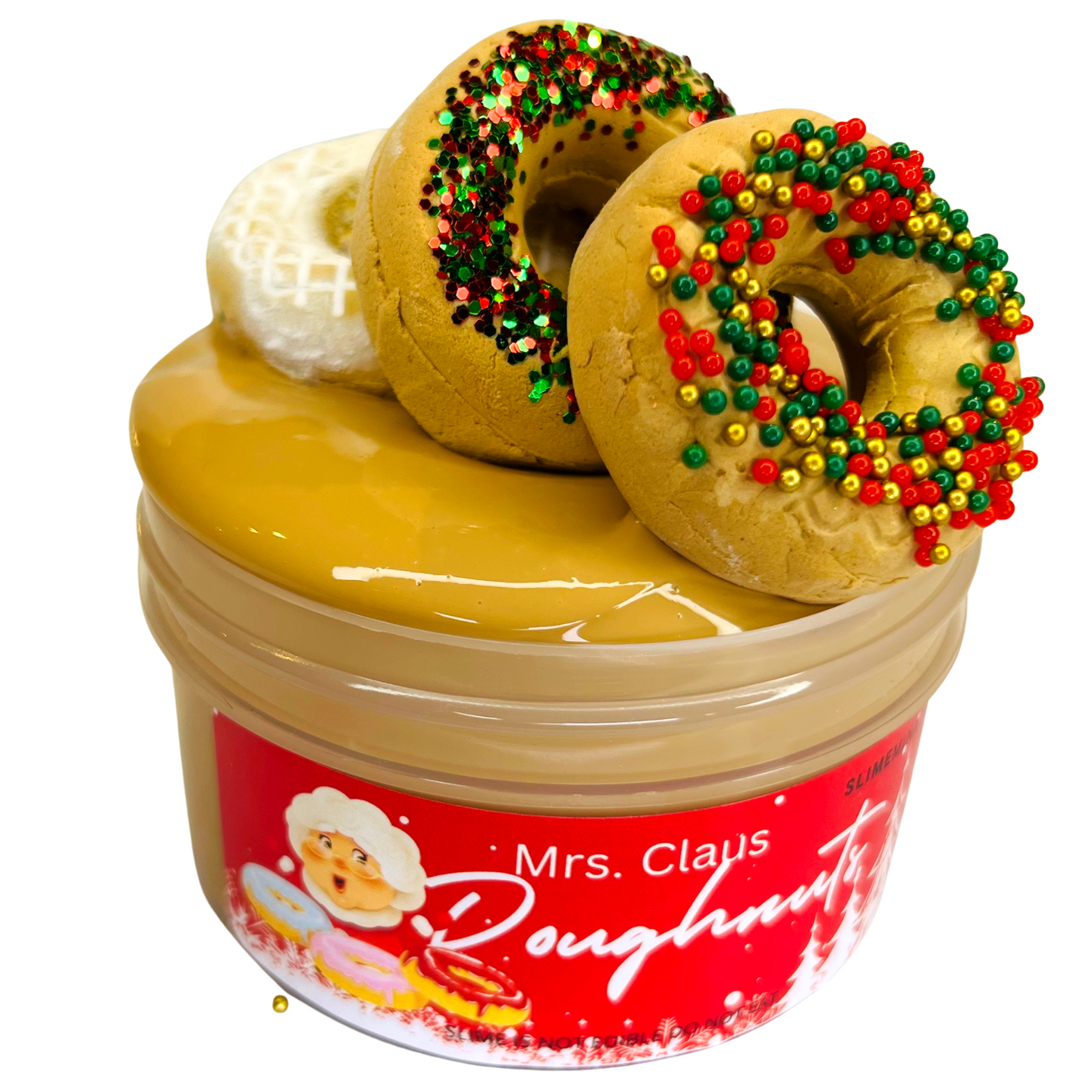 MRS. CLAUS DOUGHNUT DIY SLIME